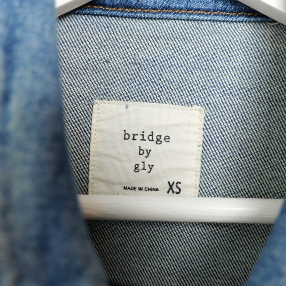 Bridge by Gly Women's Denim Jacket Size XS - Picture 4 of 5